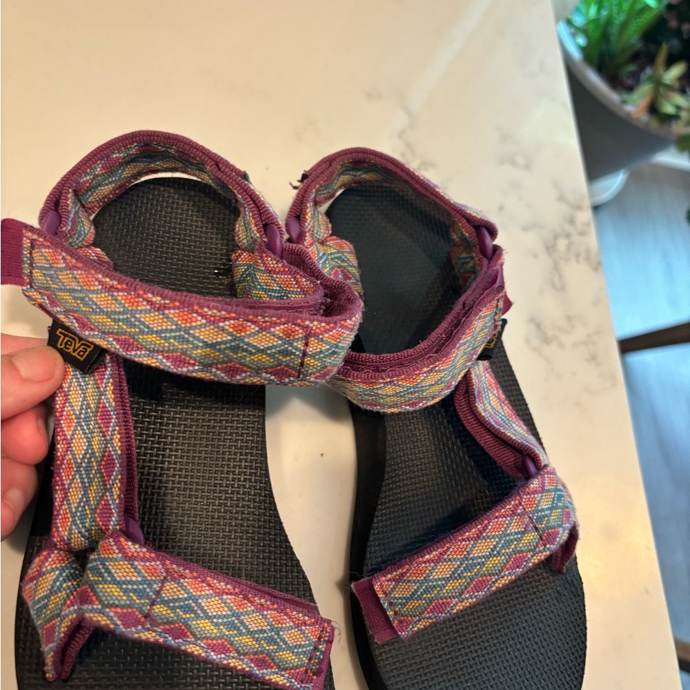 Teva Purple and Black Outdoor Sandals
